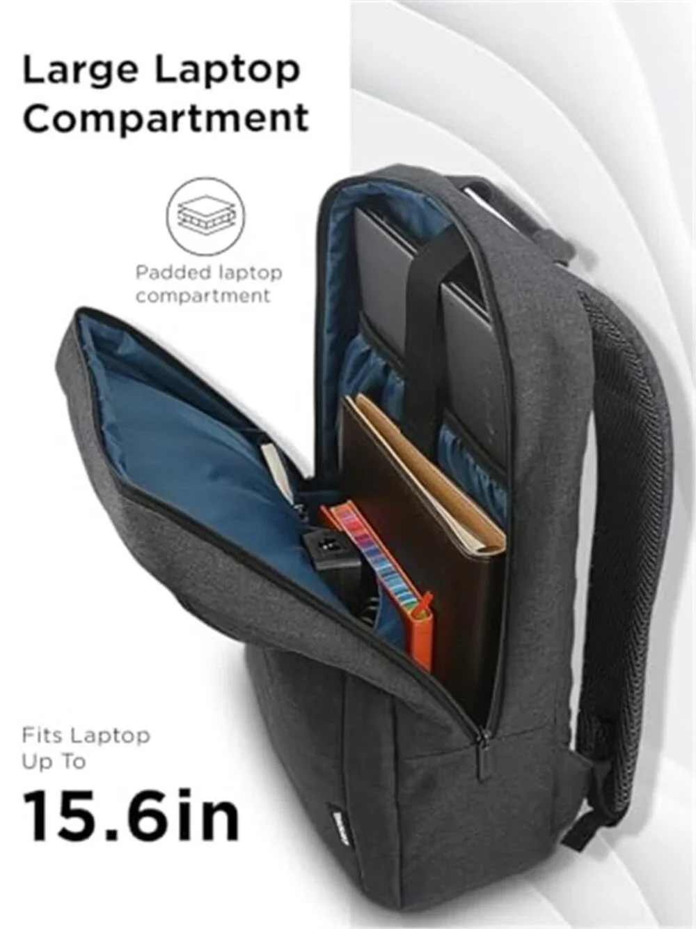 15.6 Inch Laptop Backpack Water Repellent Lightweight Travel College Business